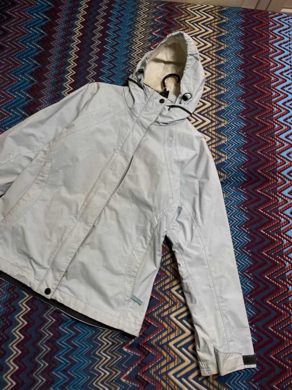 Columbia × Vintage Vintage Columbia Hooded Packable Rain Jacket Coat Blue Size S / US 4 / IT 40 - 14 Thumbnail