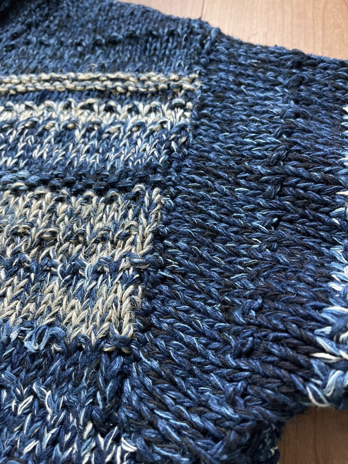 45rpm Ai Indigo Handknit Size US L / EU 52-54 / 3 - 3 Thumbnail