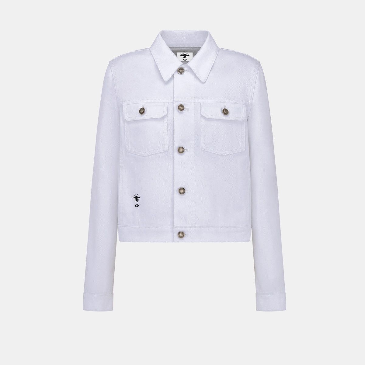 image of Dior O1Bcso1Str0524 Jacket In White, Women's (Size Medium)