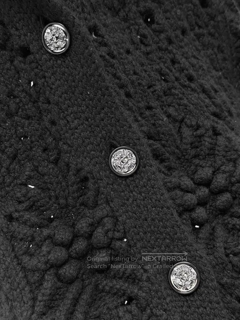 Chanel Chanel Hollow-out long-sleeved knitted cardigan jacket Size XXS / US 00 / IT 34 - 5 Thumbnail