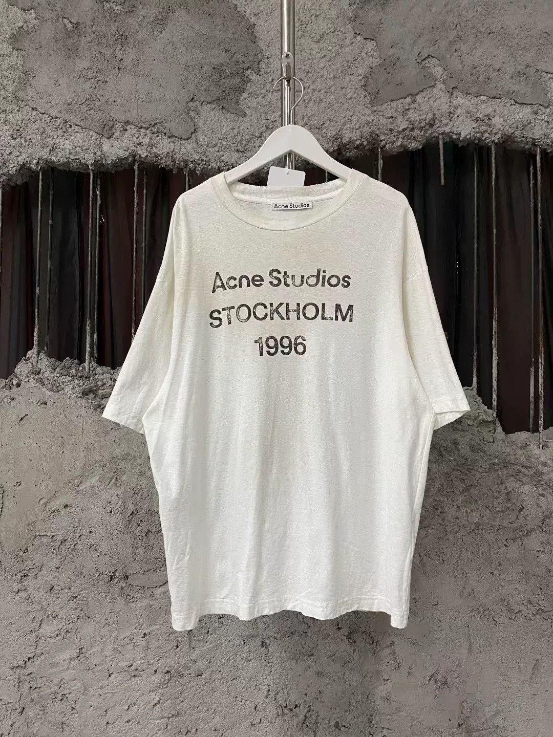 Acne Studios Acne Studios 1996 Slogan Distressed Tee Size US 28 / EU 44 - 1 Thumbnail