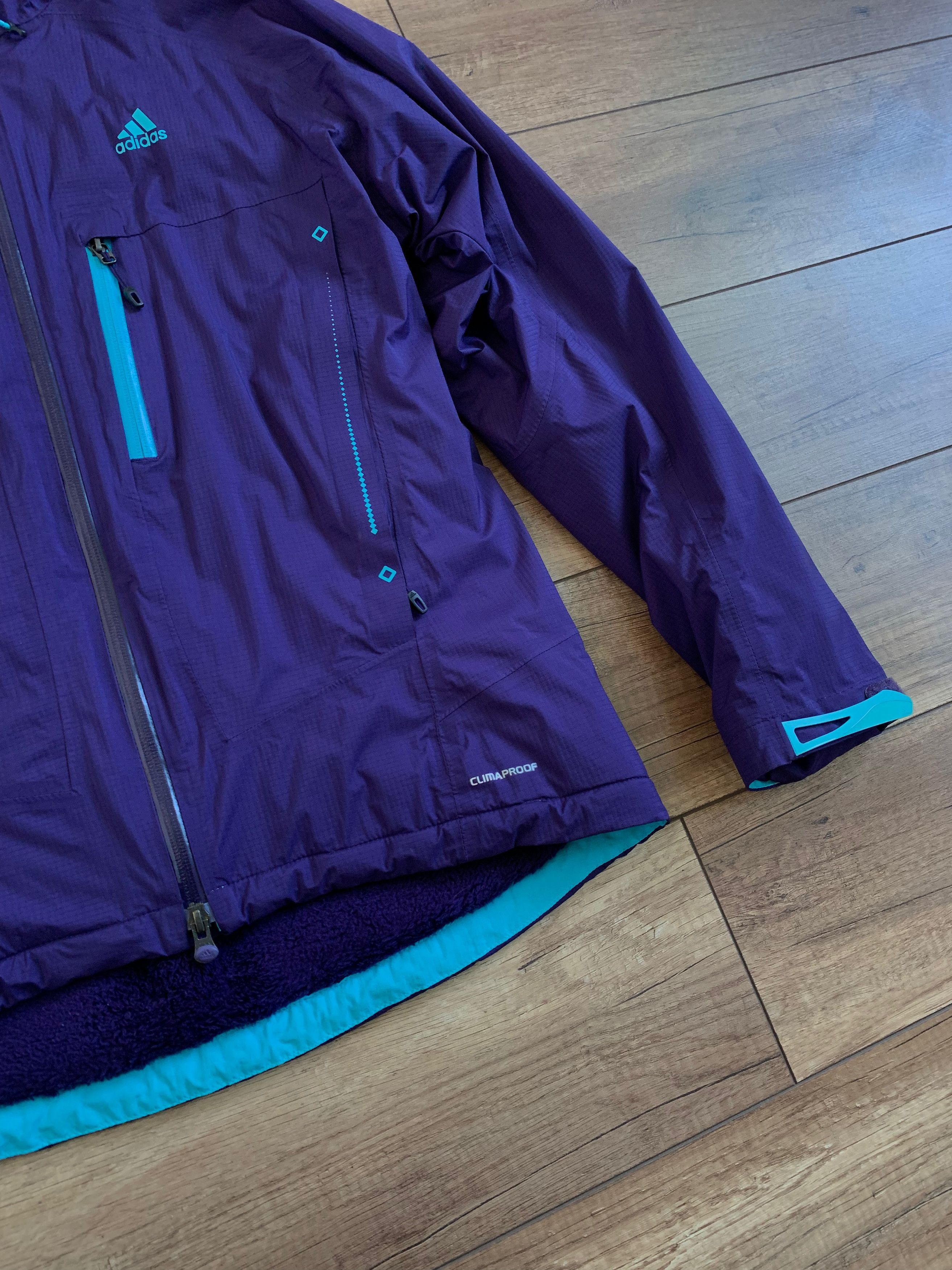 Adidas Adidas Climaproof Terrex Waterproof Fleece Hooded Jacket Size M / US 6-8 / IT 42-44 - 3 Thumbnail