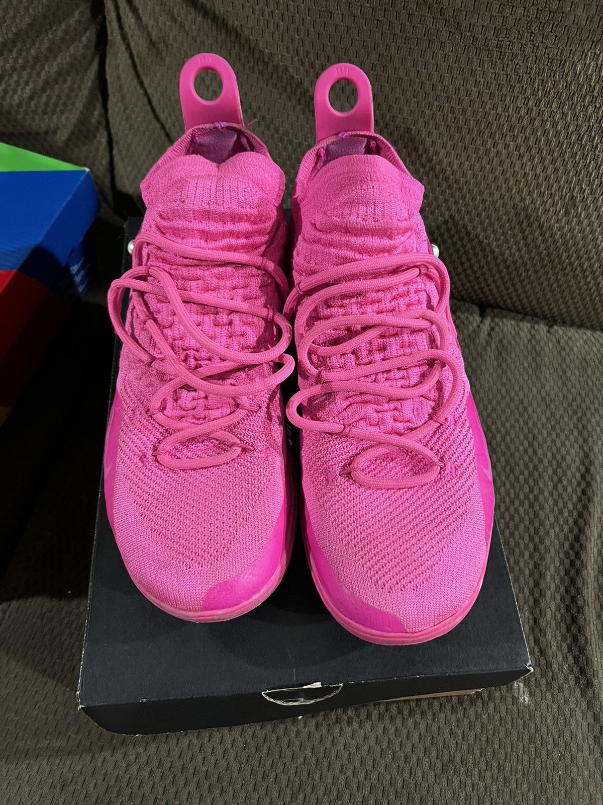 image of Kevin Durant x Nike Kd 11 Aunt Pearl, Size 10 Us Men’S Shoes in Pink, Men's