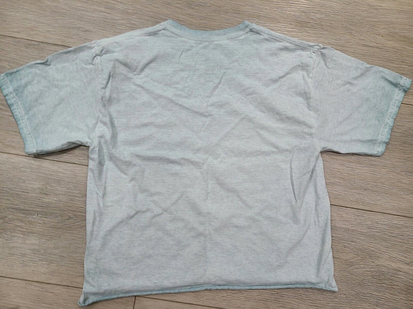 Designer Gold Rush T Shirt Size Medium Rock Roll Tour Blue Crop Top Size M / US 6-8 / IT 42-44 - 2 Thumbnail