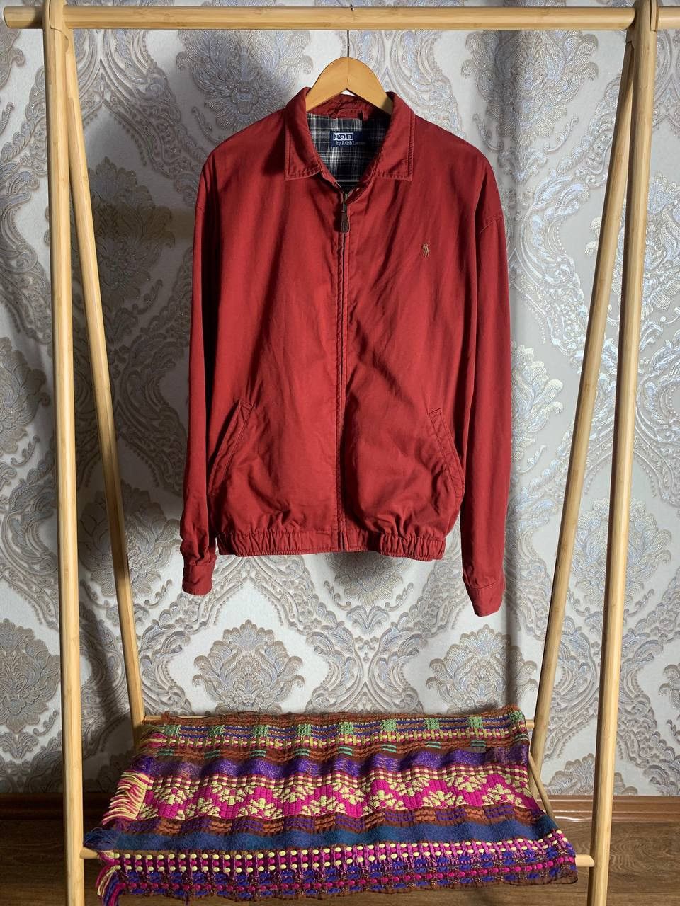 VINTAGE RALPH LAUREN ZIP LIGHT JACKET LUXURY Y2K VERY RARE