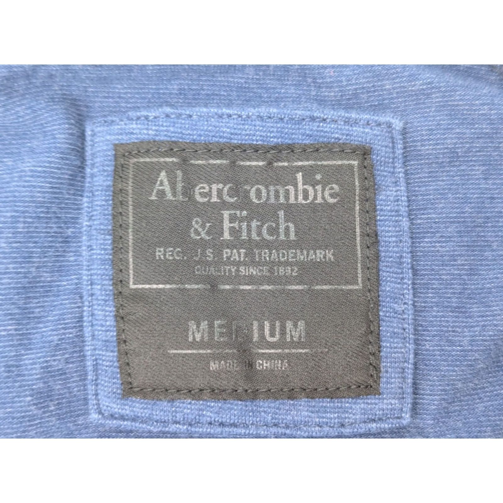 Abercrombie & Fitch Abercrombie & Fitch Shirt 1/4 Zip Lightweight Pullover Mens M Blue EUC Size US M / EU 48-50 / 2 - 3 Thumbnail