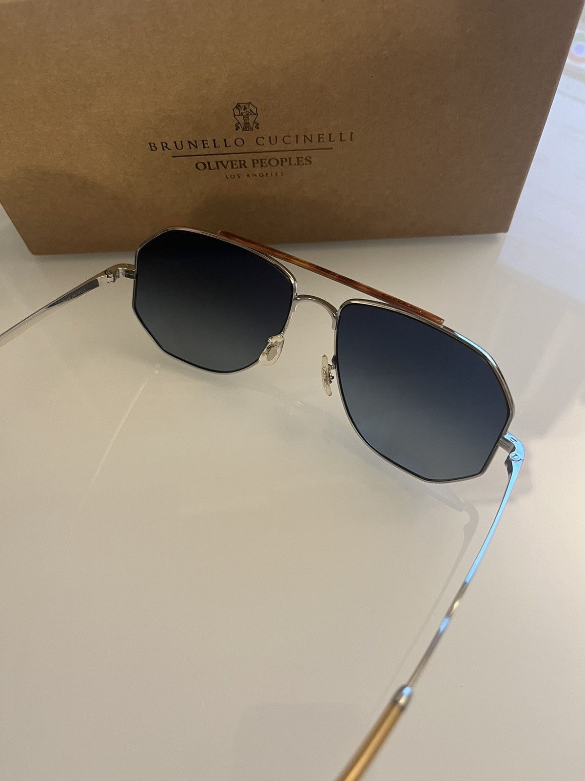Oliver Peoples Brunello Cucinelli Collection MORALDO 59mm SUN Size ONE SIZE - 15 Thumbnail