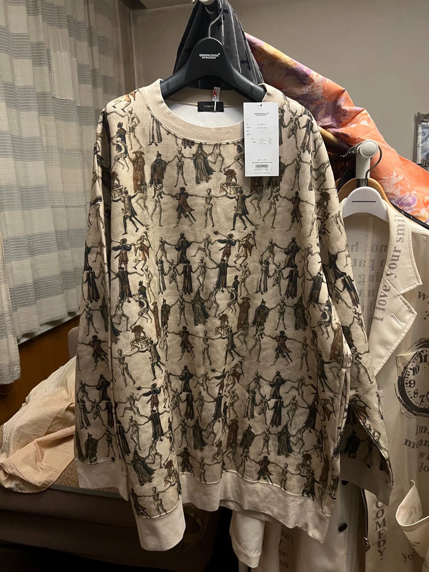 Undercover Undercover 17Aw Dance Of Death Hoodie - -DMC Size US L / EU 52-54 / 3 - 1 Thumbnail