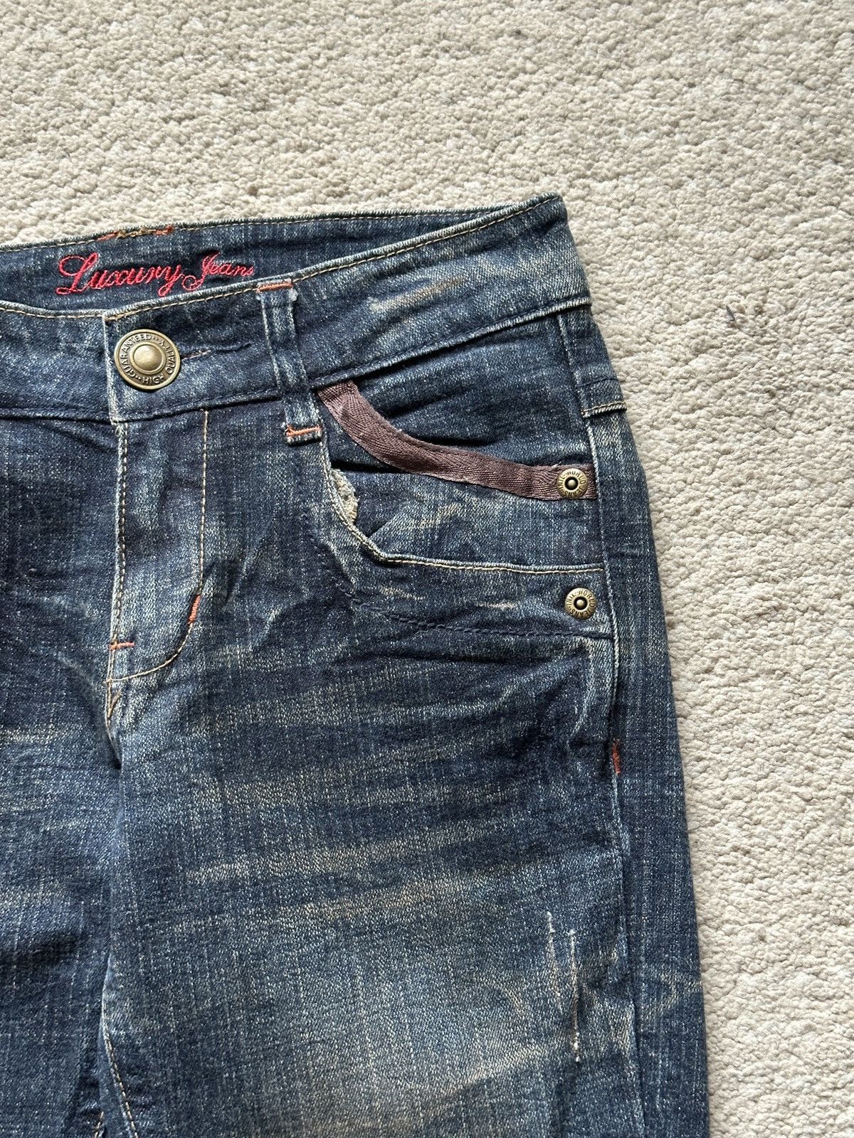 Japanese Brand 1990s Japanese Brand Luxury Style Flare Jeans Size 26" / US 2 / IT 38 - 7 Thumbnail