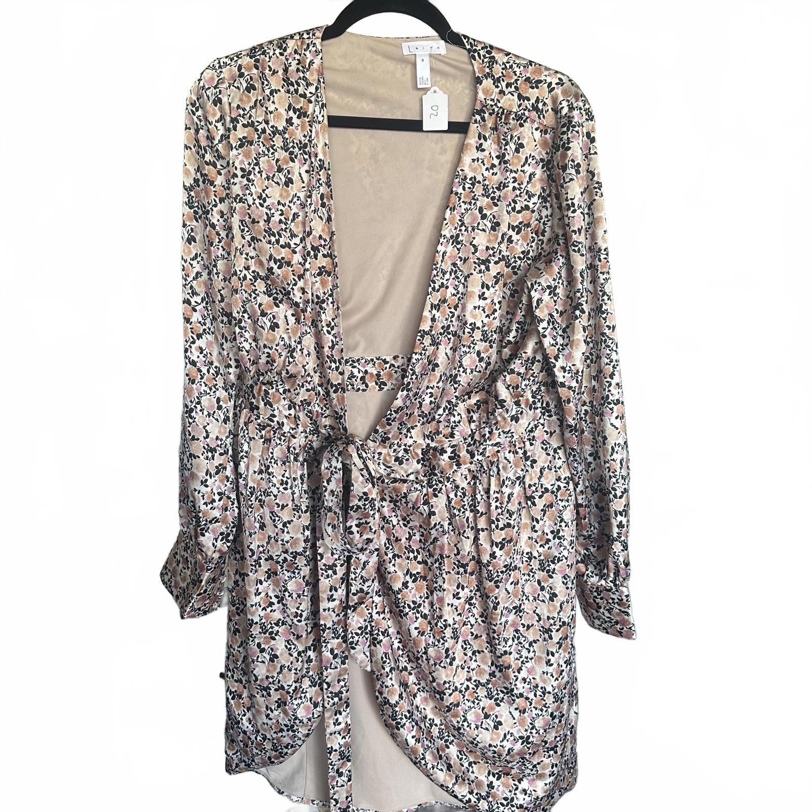 Other Leith Floral Print wrap dress Size M / US 6-8 / IT 42-44 - 1 Preview