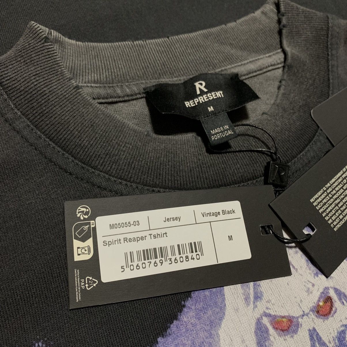 Represent Clo. Represent Medium Reign In Pain Black Te Spirit Reaper Size US M / EU 48-50 / 2 - 4 Thumbnail