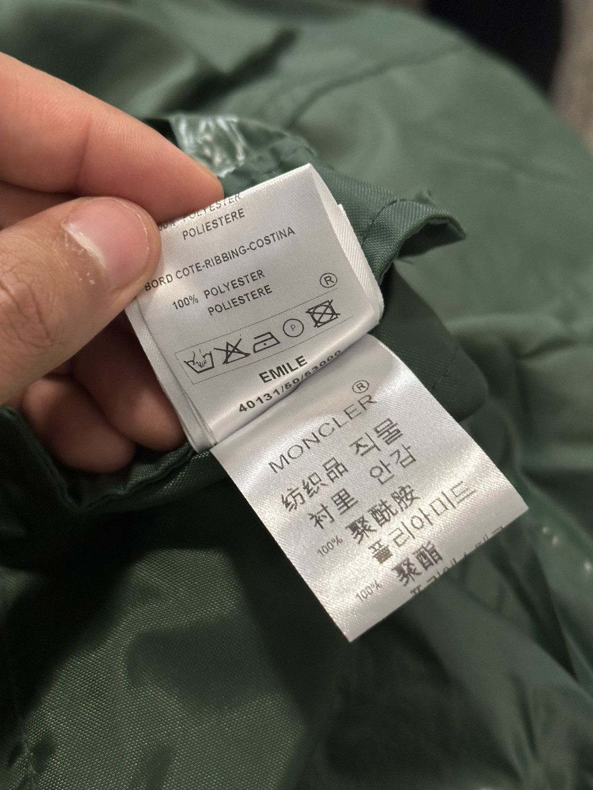 Moncler Vintage MONCLER Emile Green Windbreaker Jacket Size US M / EU 48-50 / 2 - 15 Thumbnail