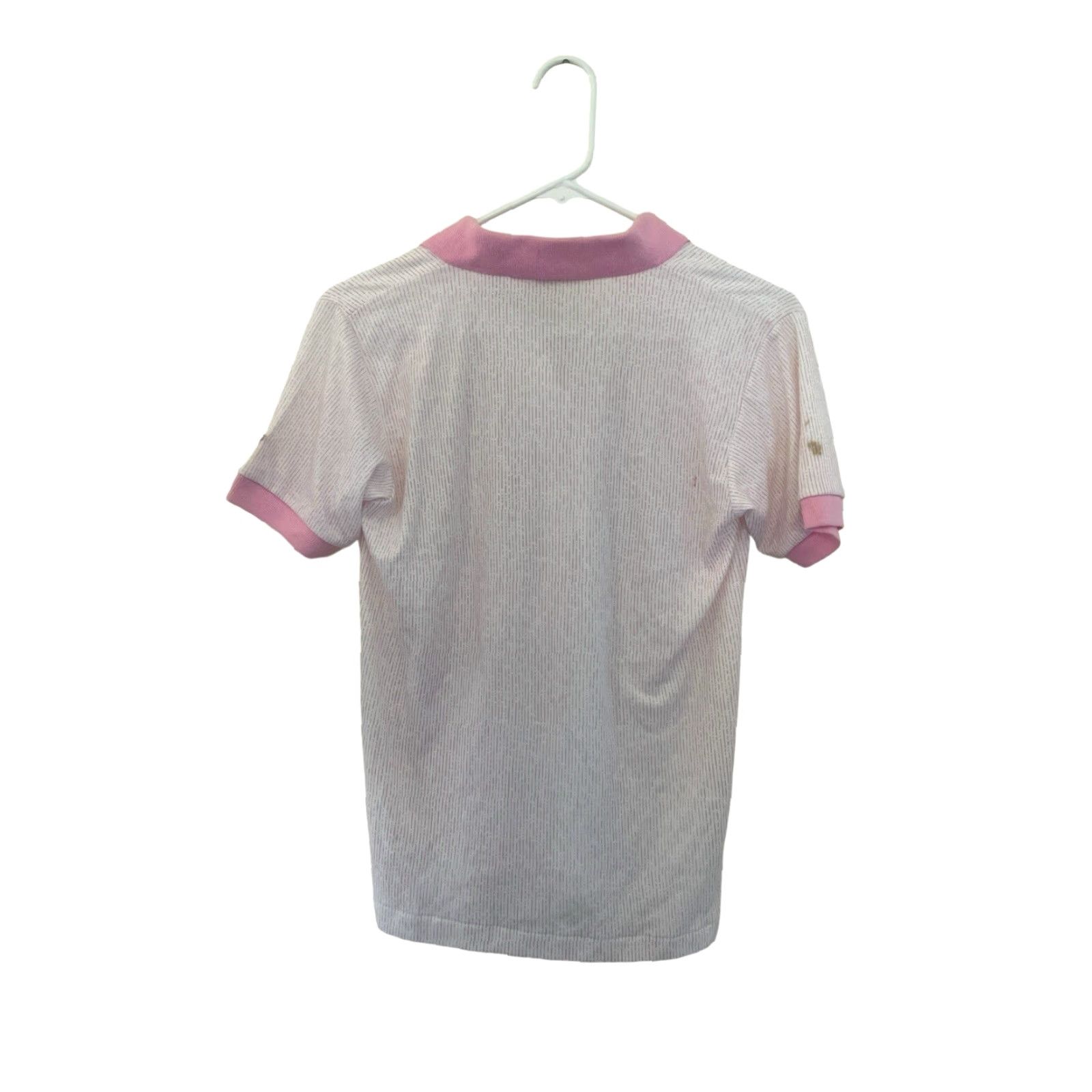 PONY VINTAGE PONY Polo Shirt Womens S Pink 80s NWT Deadstock Shirt Womens Pink 80s Vintage Size S / US 4 / IT 40 - 8 Thumbnail
