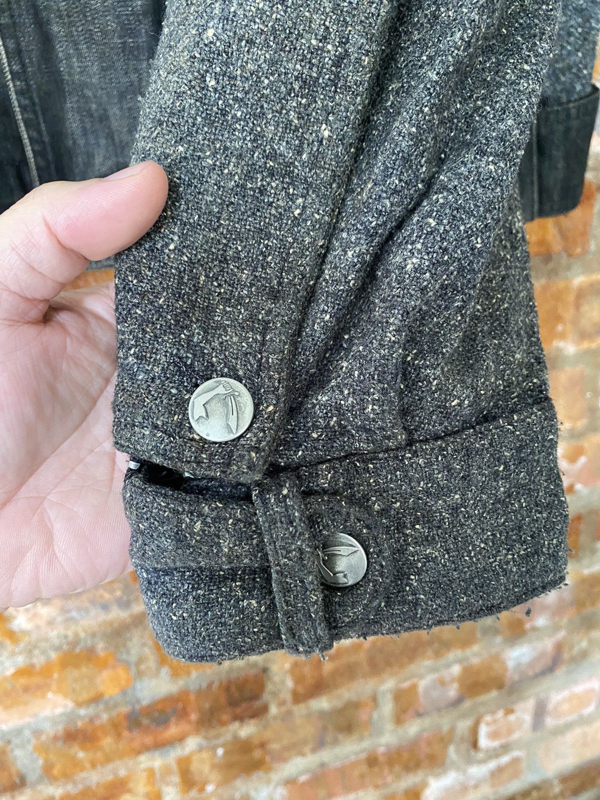 Vivienne Westwood 🔥🔥1990s Hybrid denim wool Jacket Size US L / EU 52-54 / 3 - 8 Thumbnail
