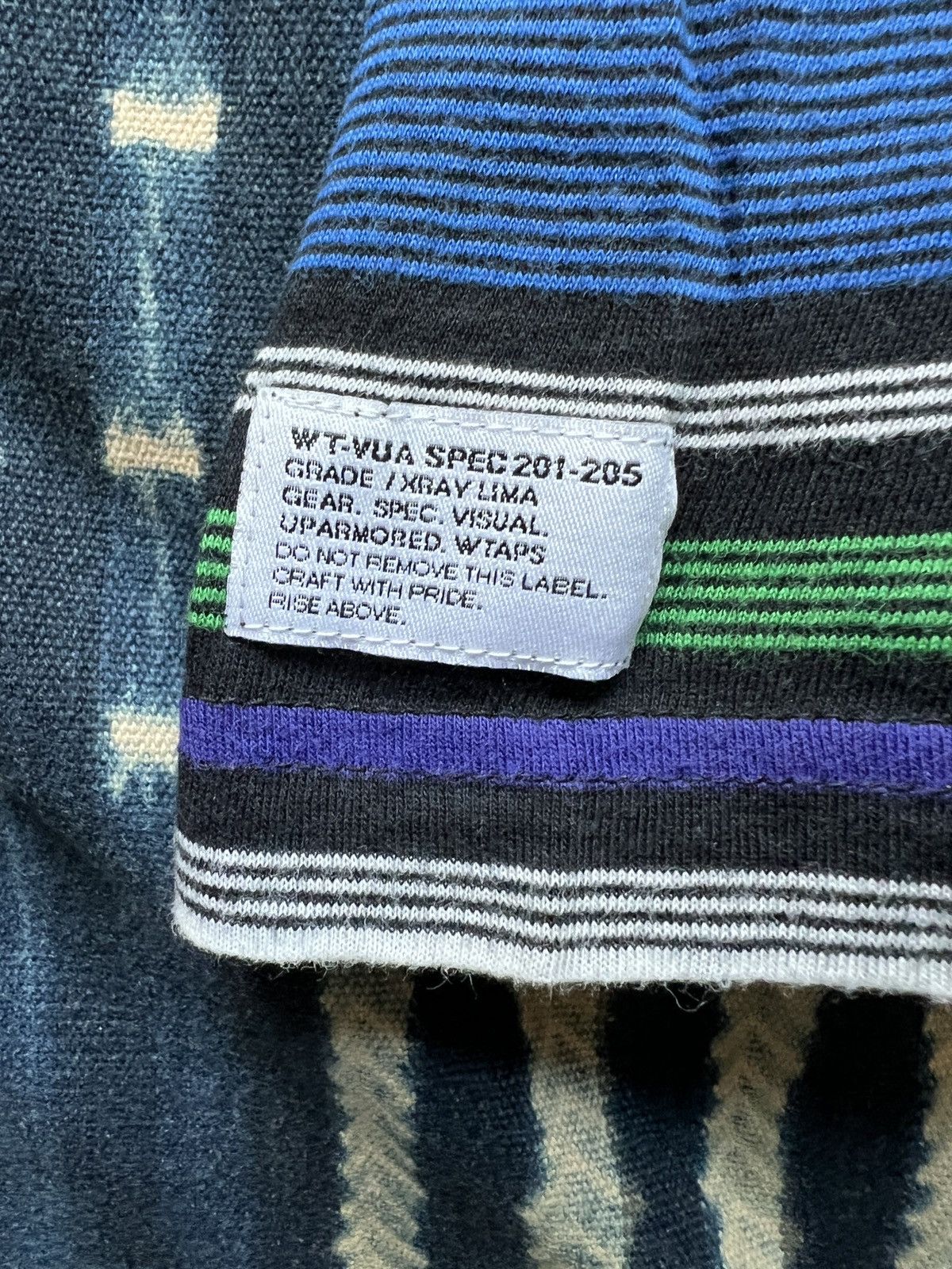 Wtaps Wtaps Stripe Pocket Tee 2004 Size US XL / EU 56 / 4 - 8 Thumbnail
