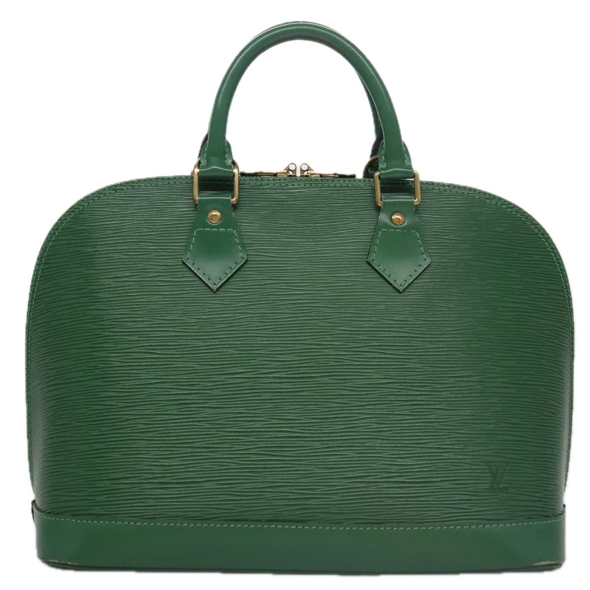 Louis Vuitton Alma Green Leather Handbag (Pre-Owned) Size ONE SIZE - 1 Thumbnail