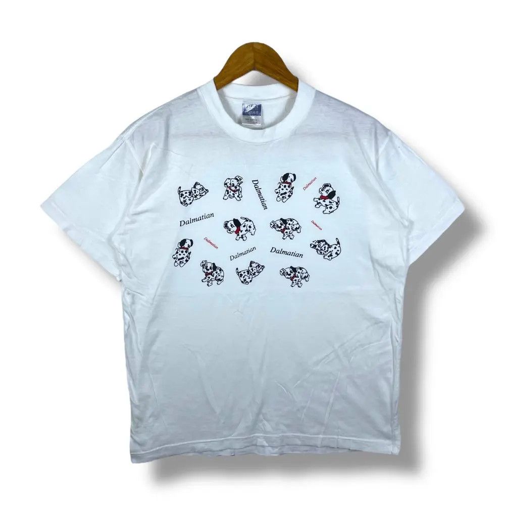 Vintage Vintage DALMATIAN DOG Cartoon Graphic Tee Shirt Large Size Size US L / EU 52-54 / 3 - 1 Thumbnail