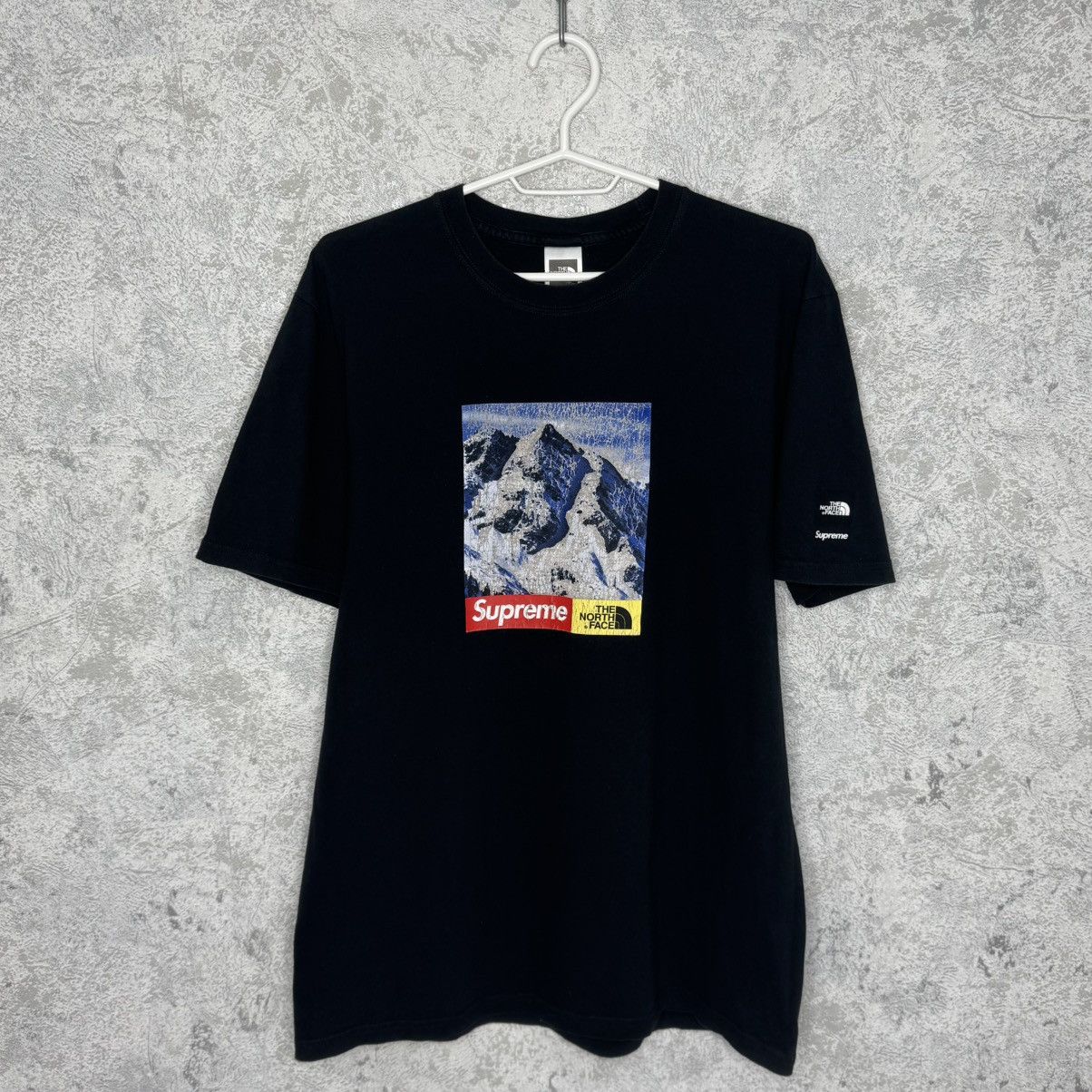 Supreme × The North Face Supreme x The North Face Mountain T-Shirt Black Size US M / EU 48-50 / 2 - 1 Thumbnail