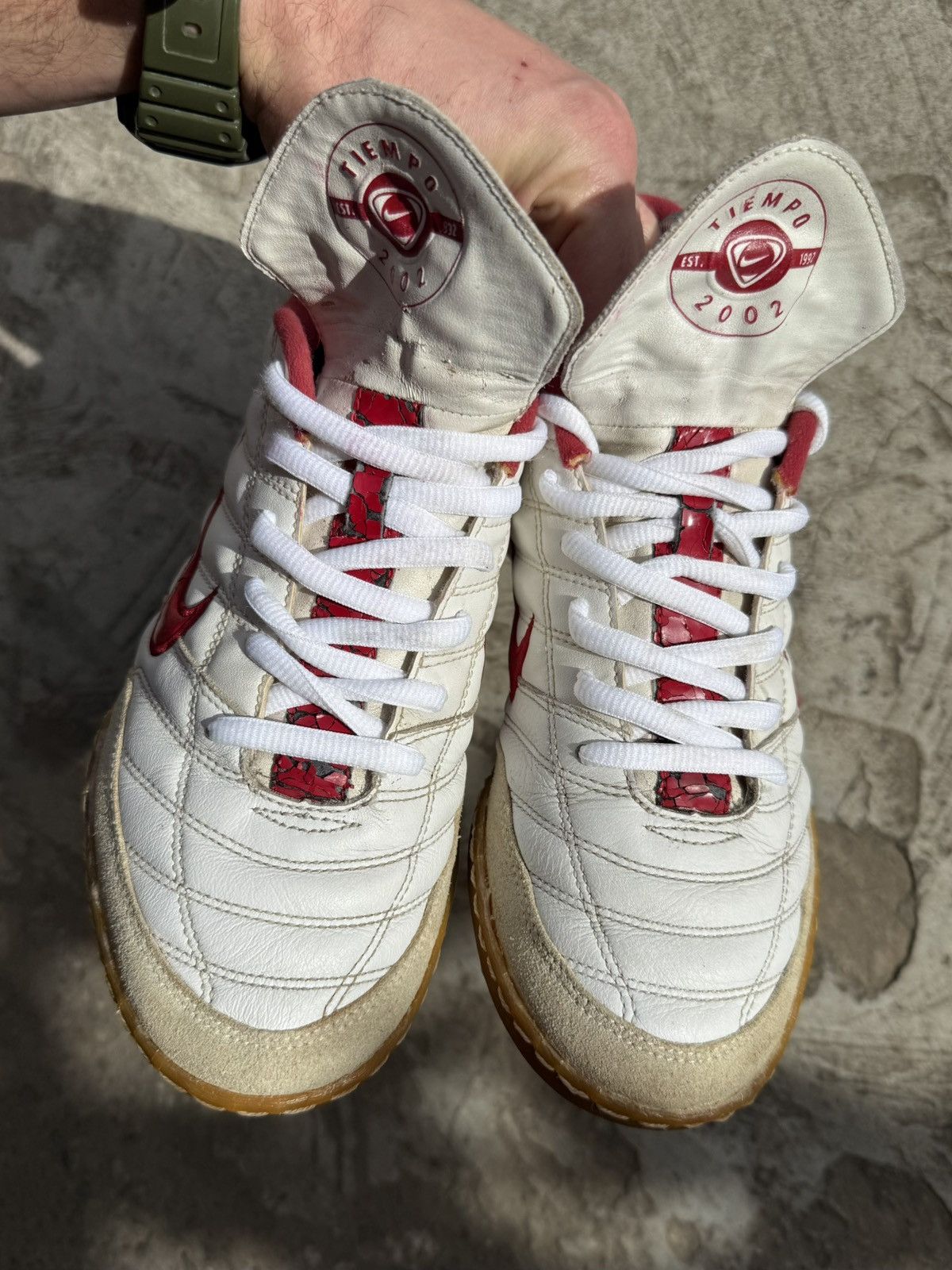 Nike Nike Tiempo 2000s Vintage T90 Sneakers Y2K Boots Slokecore Size US 7.5 / EU 40-41 - 10 Thumbnail