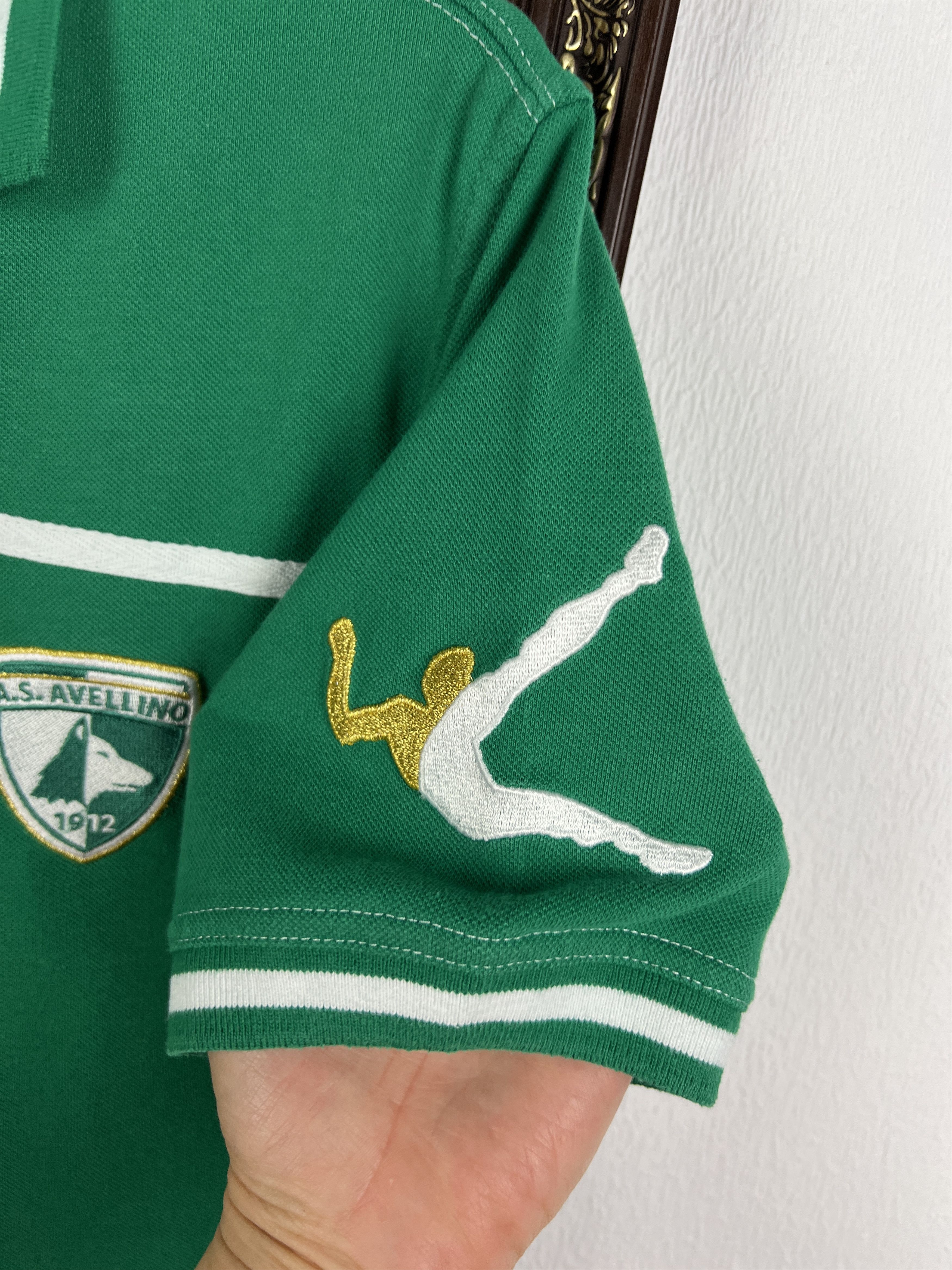 Vintage Avellino Football Shirt Soccer Train Polo Maglia Jersey Size US L / EU 52-54 / 3 - 4 Thumbnail