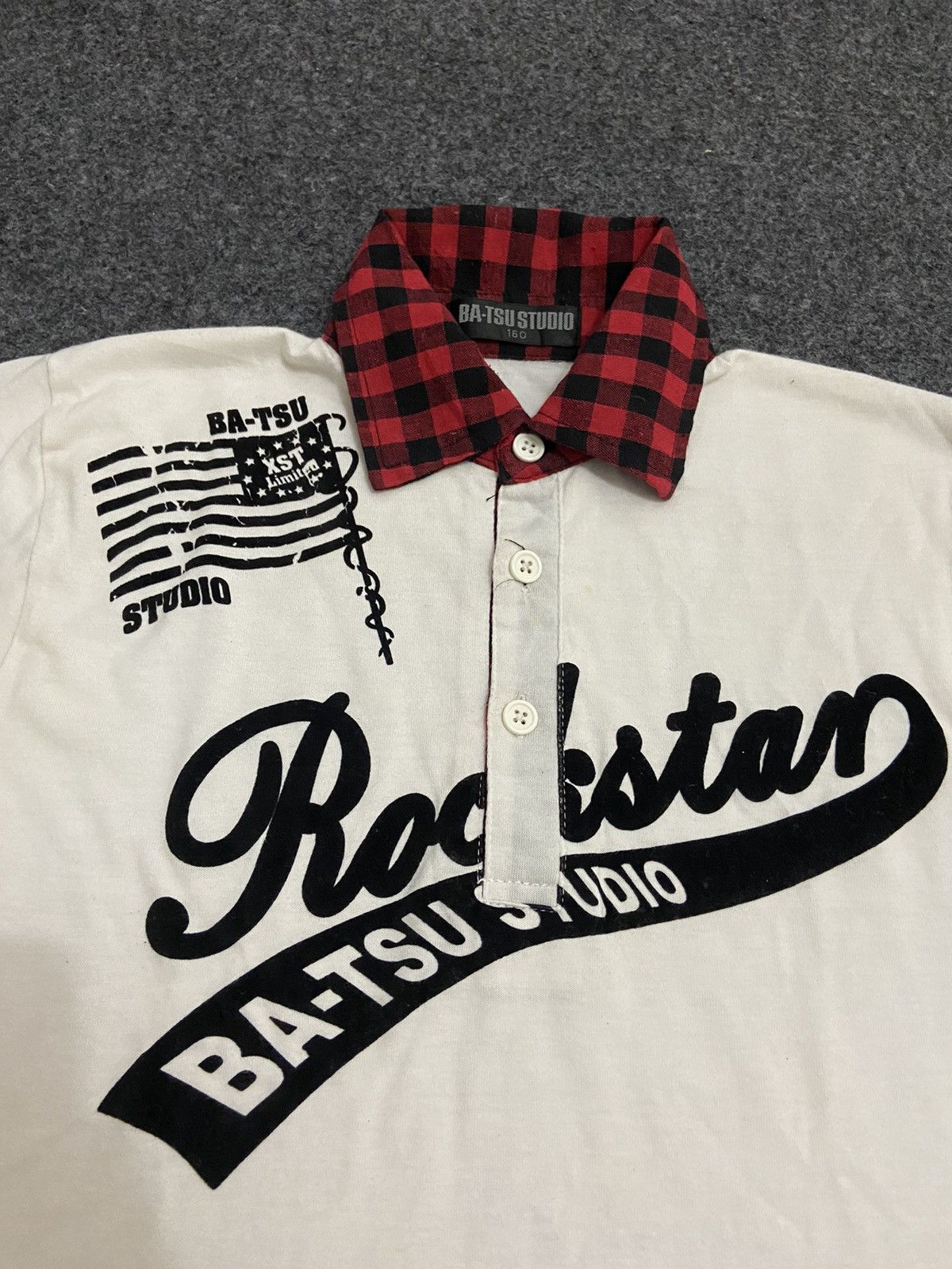 If Six Was Nine Vintage Y2K batsu studio polo shirt rock star double layer Size S / US 4 / IT 40 - 3 Thumbnail