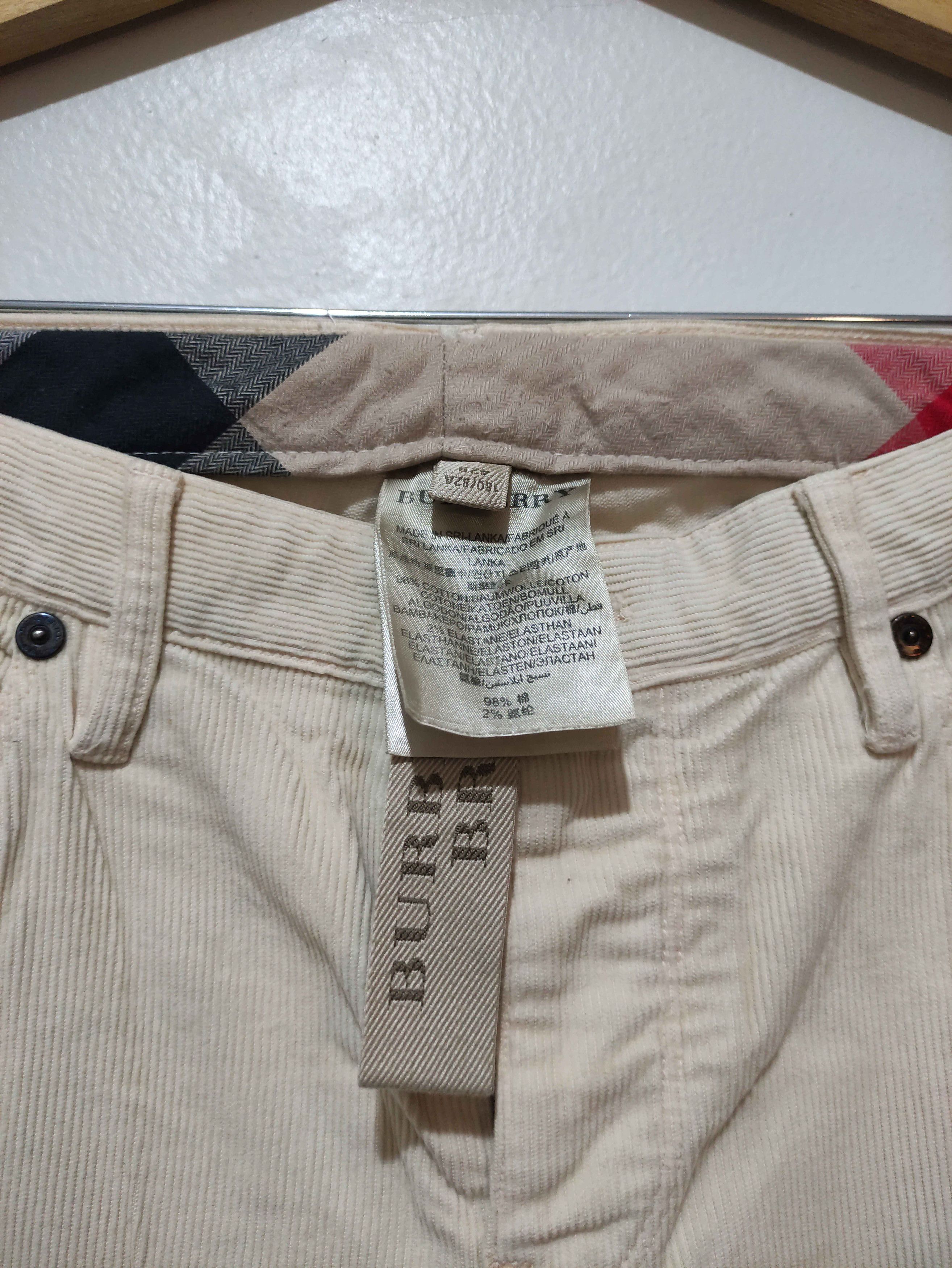 Burberry Burberry Brit Beige Corduroy Pants 32 L/M Size US 32 / EU 48 - 9 Thumbnail