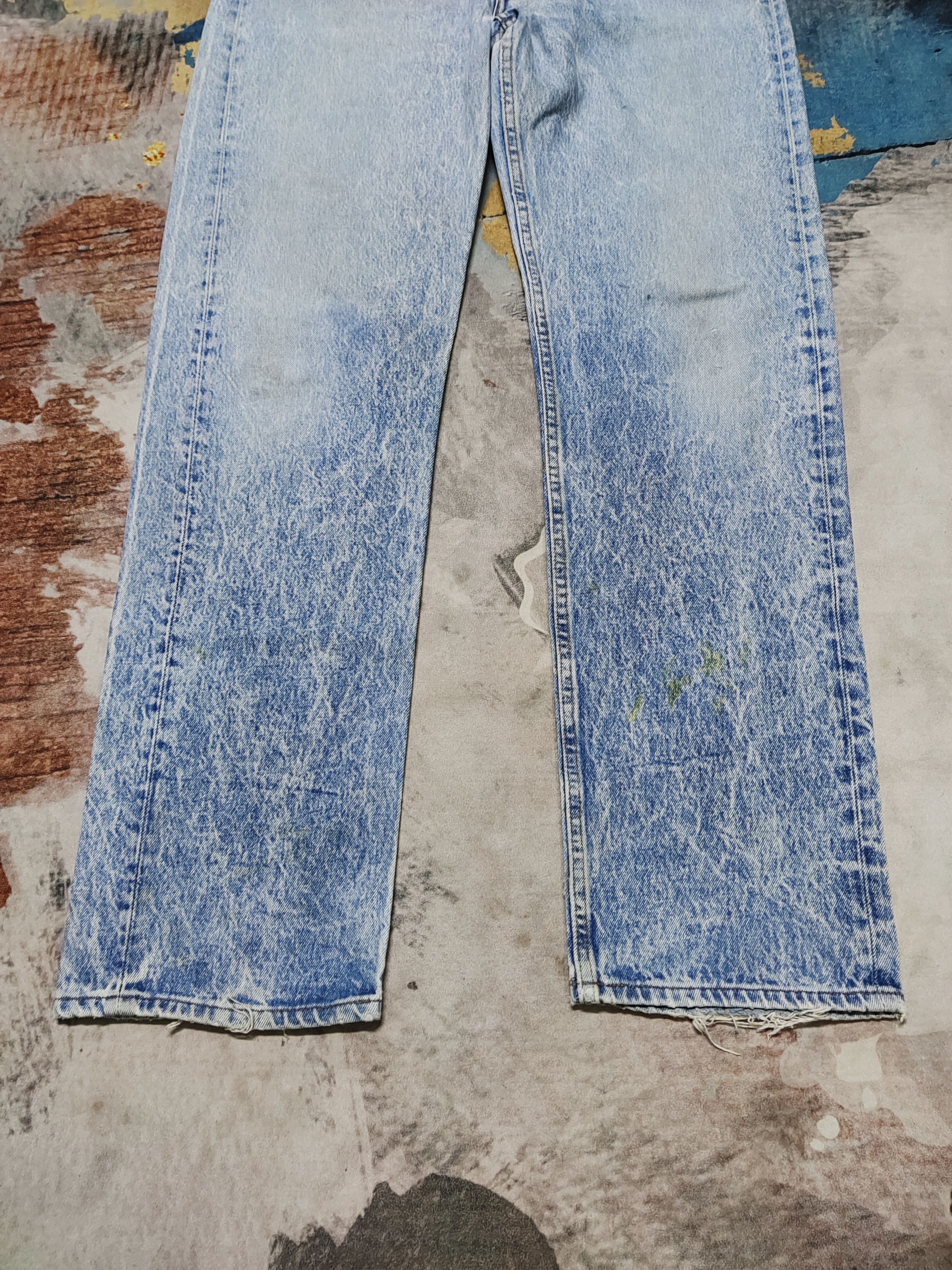 Levi's Vintage Levis 501 80s Acid Wash Size US 36 / EU 52 - 2 Thumbnail
