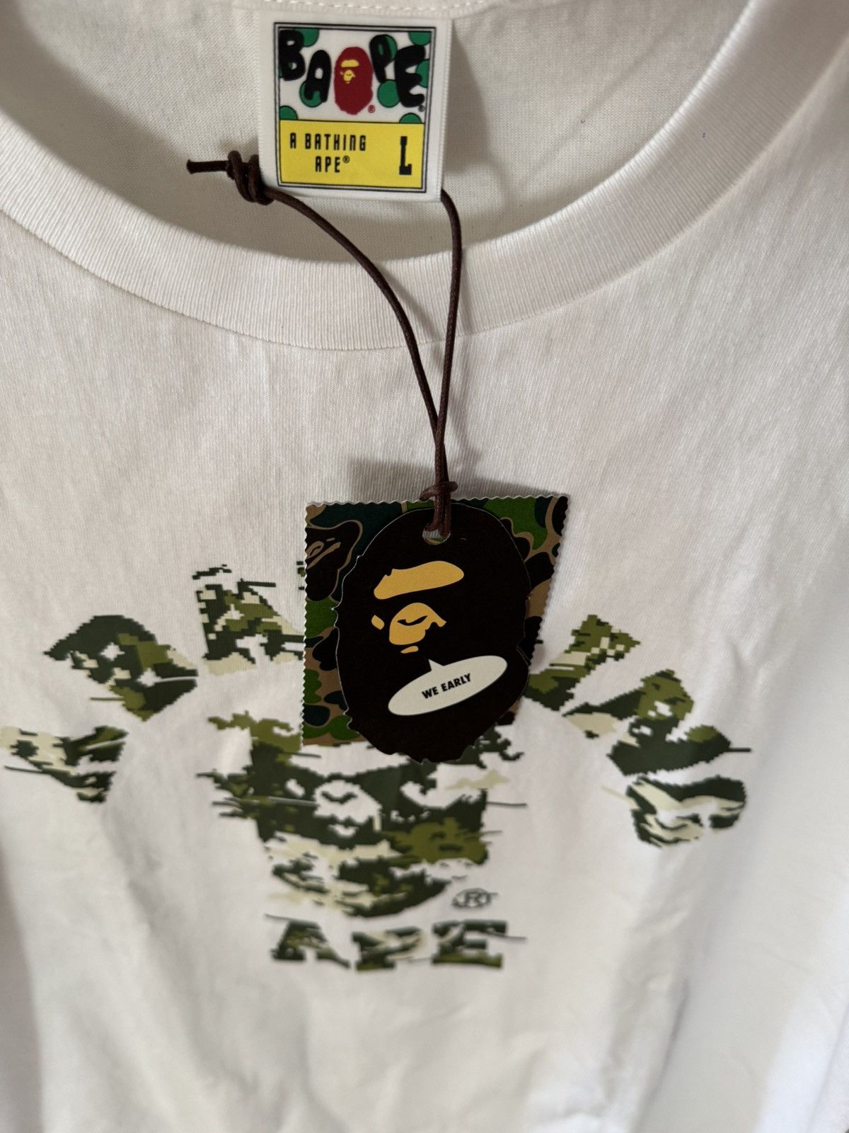 Bape BAPE Multi Pixel Camo College Tee (SS26) Size US L / EU 52-54 / 3 - 5 Thumbnail