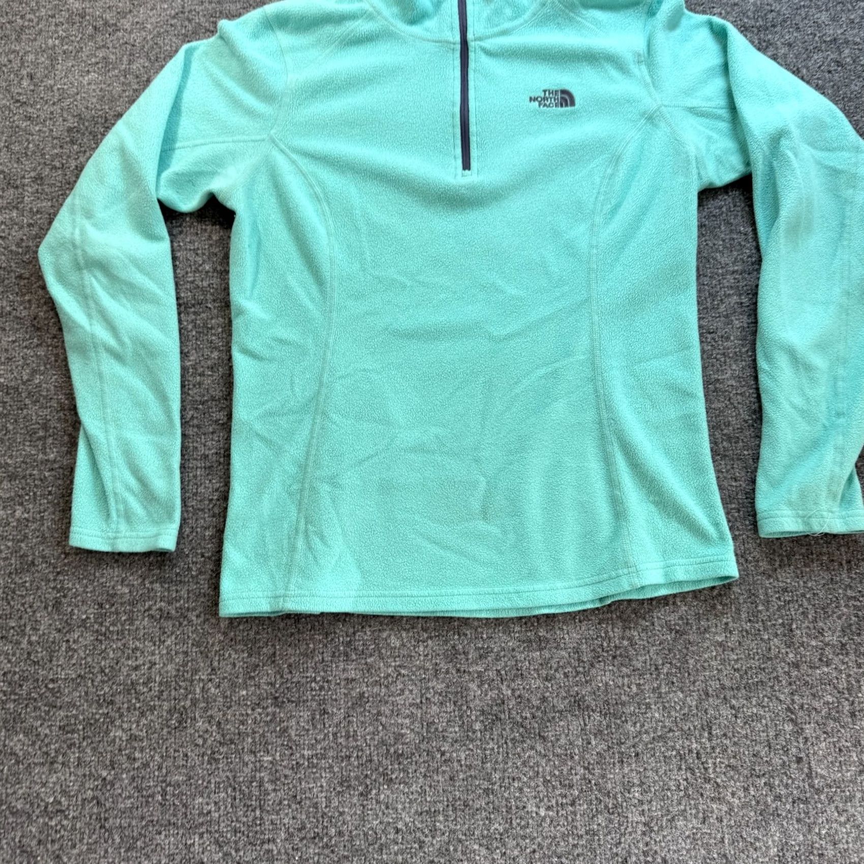 The North Face The North Face Jacket Womens Medium Blue Fleece 1/4 Zip Pullover Base Layer Size M / US 6-8 / IT 42-44 - 5 Thumbnail