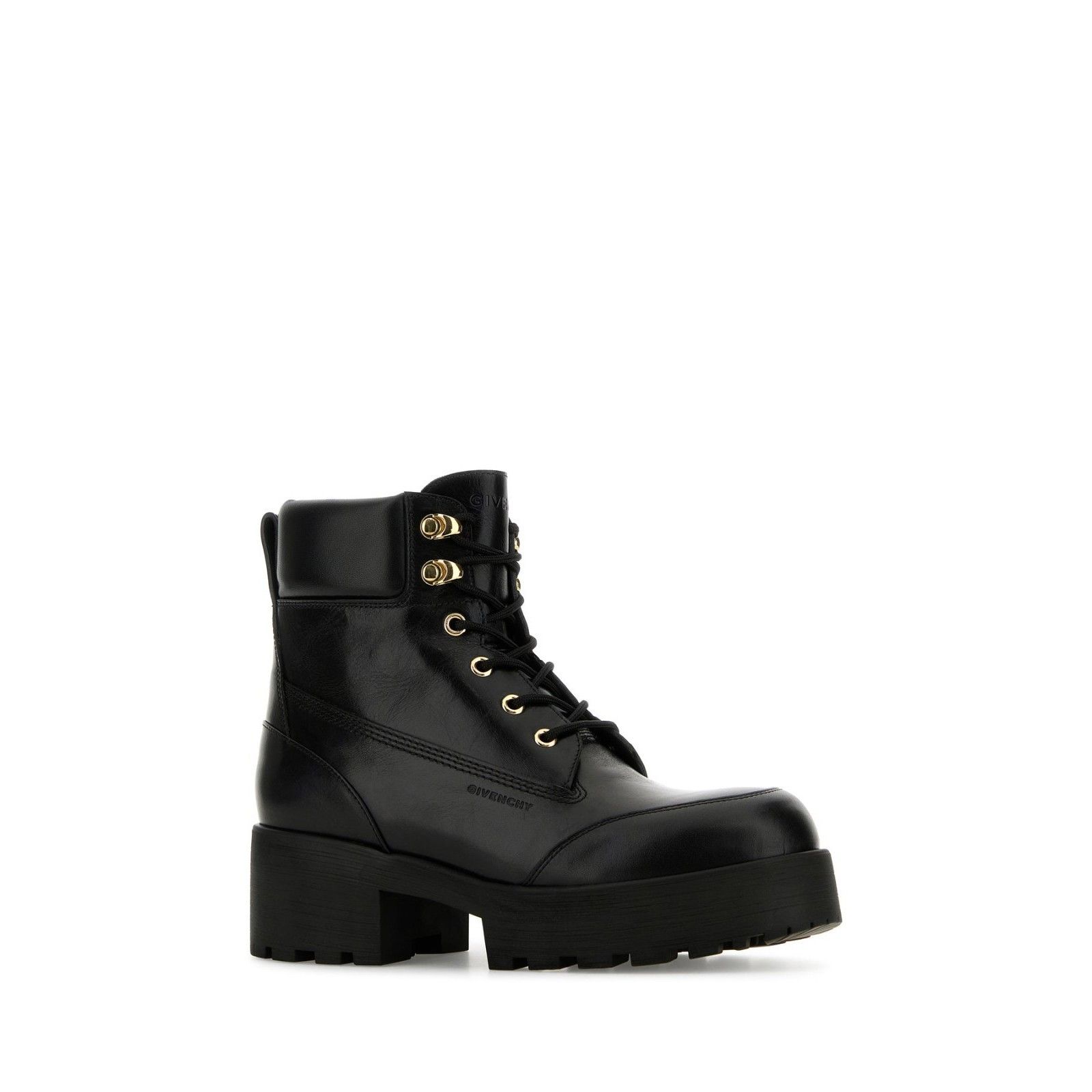 Givenchy GIVENCHY Trekker Black Leather Ankle Boots New & Authentic ( Size US 6 / IT 36 - 2 Thumbnail