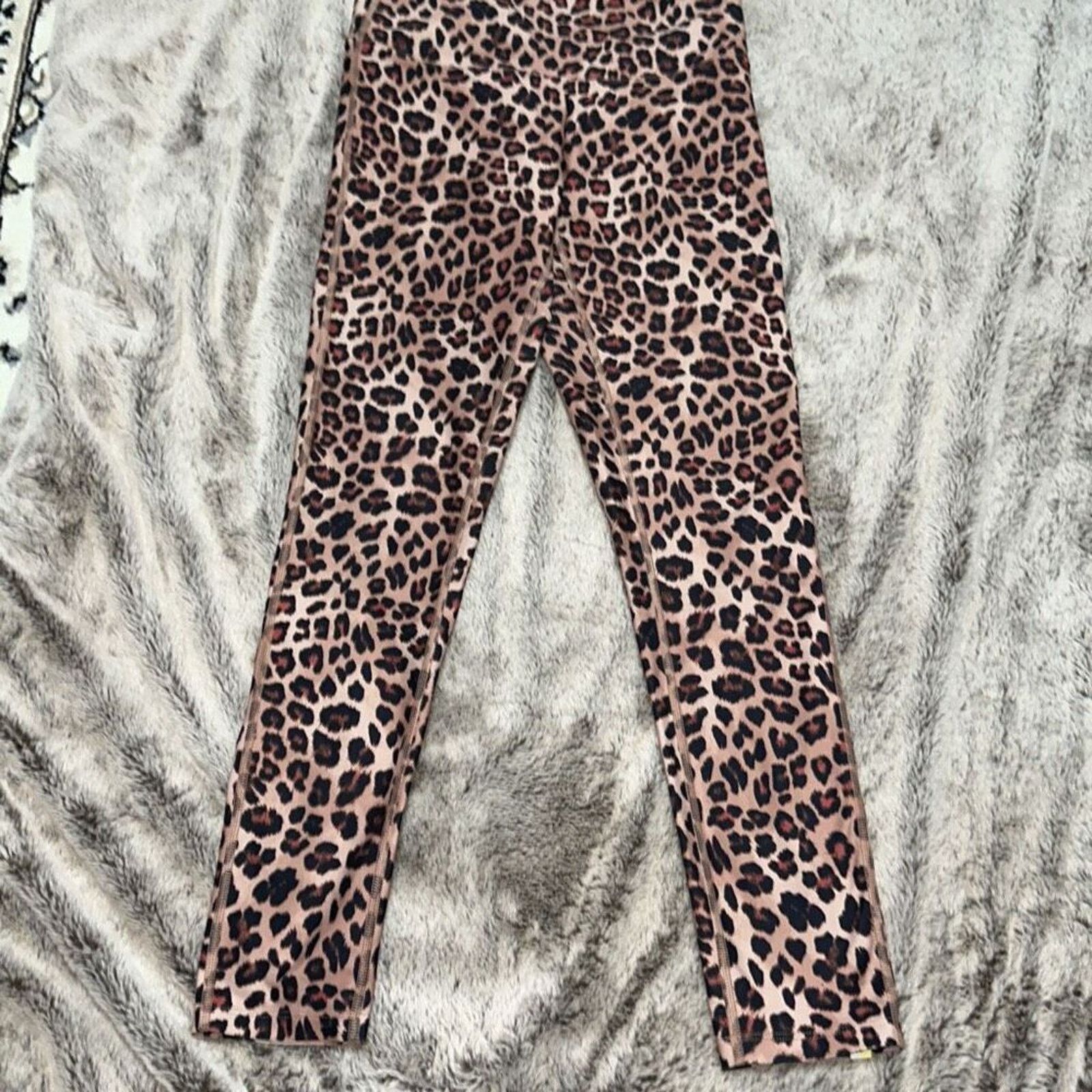 Other Summer Salt Animal Print Cheetah Leggings | Sz 4 Size 27" / US 4 / IT 40 - 2 Thumbnail