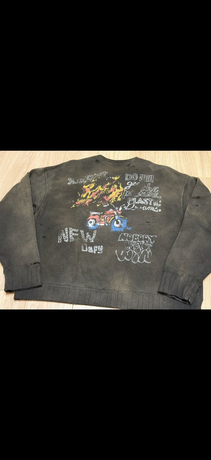 Maison MIHARA YASUHIRO Maison Mihara Yasuhiro Distressed Sweatshirt Size US L / EU 52-54 / 3 - 6 Thumbnail