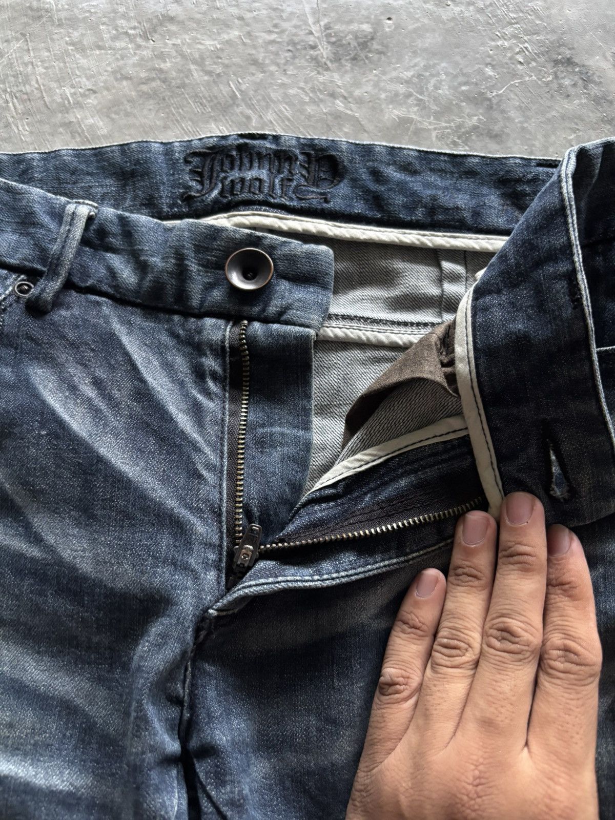 Japanese Brand johnny wolf tiger stripe design japanese zipper skinny flare Size US 30 / EU 46 - 5 Thumbnail