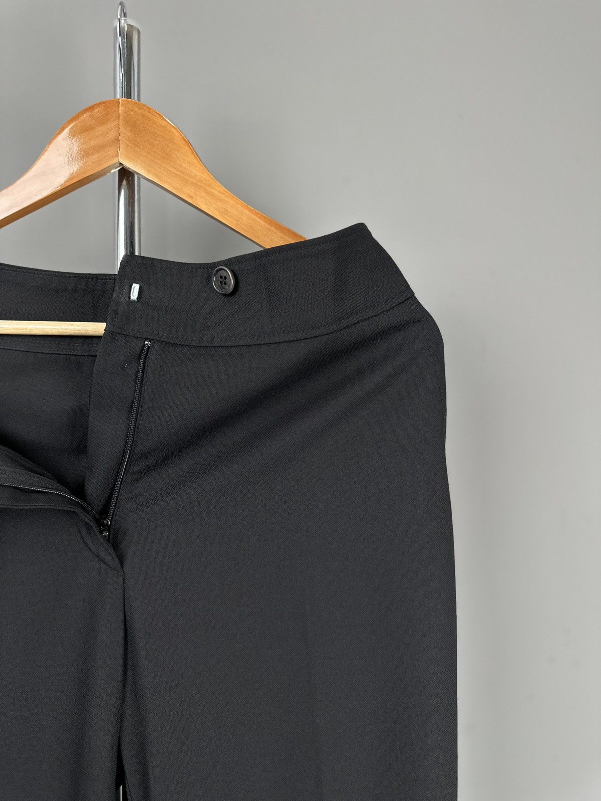 Dries Van Noten Dries Van Noten - Wool High Waisted - Cuffed Trouser Pants Size 28" / US 6 / IT 42 - 7 Thumbnail