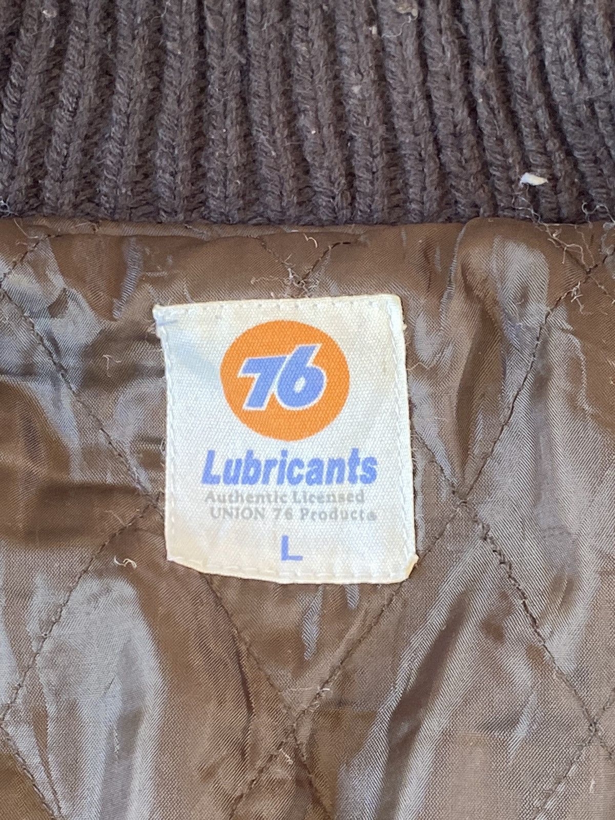 Vintage Vtg 76 Lubricants Wool Varsity Jacket Size US L / EU 52-54 / 3 - 10 Thumbnail