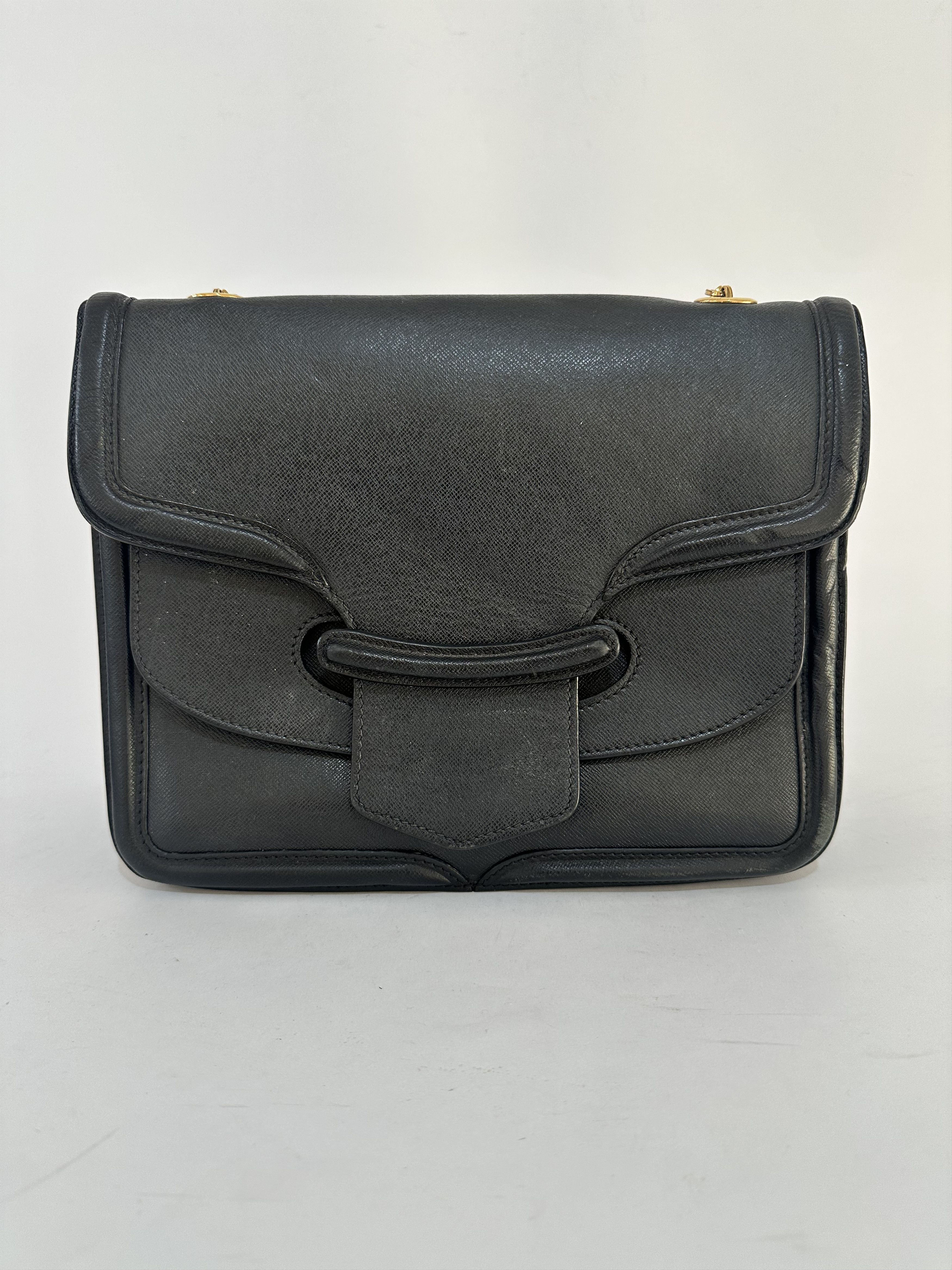 Alexander McQueen Alexander McQueen Black Leather Heroine Chain Shoulder Bag Size ONE SIZE - 1 Thumbnail