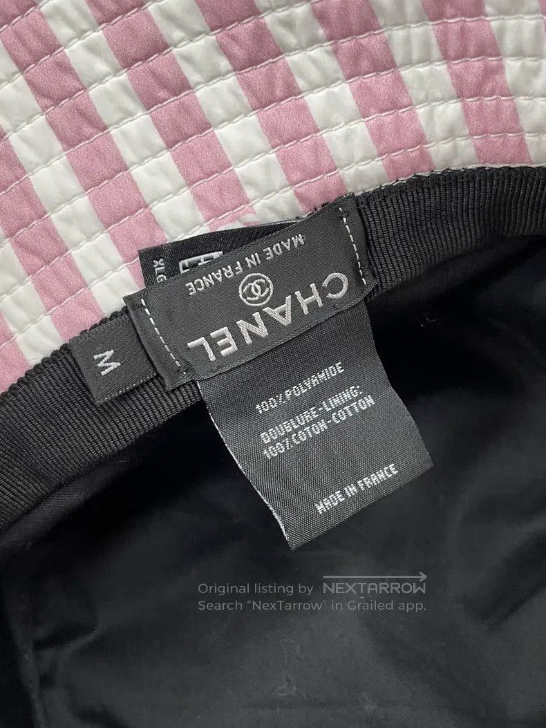 Chanel Chanel Size M Pink coco beach fisherman's hat Size ONE SIZE - 4 Thumbnail