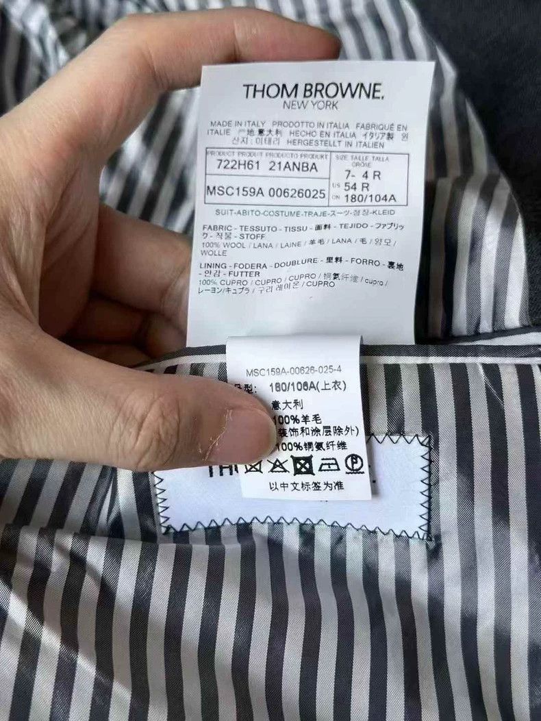 Thom Browne Thom Browne size4 Dark grey overalls Size 38S - 3 Thumbnail