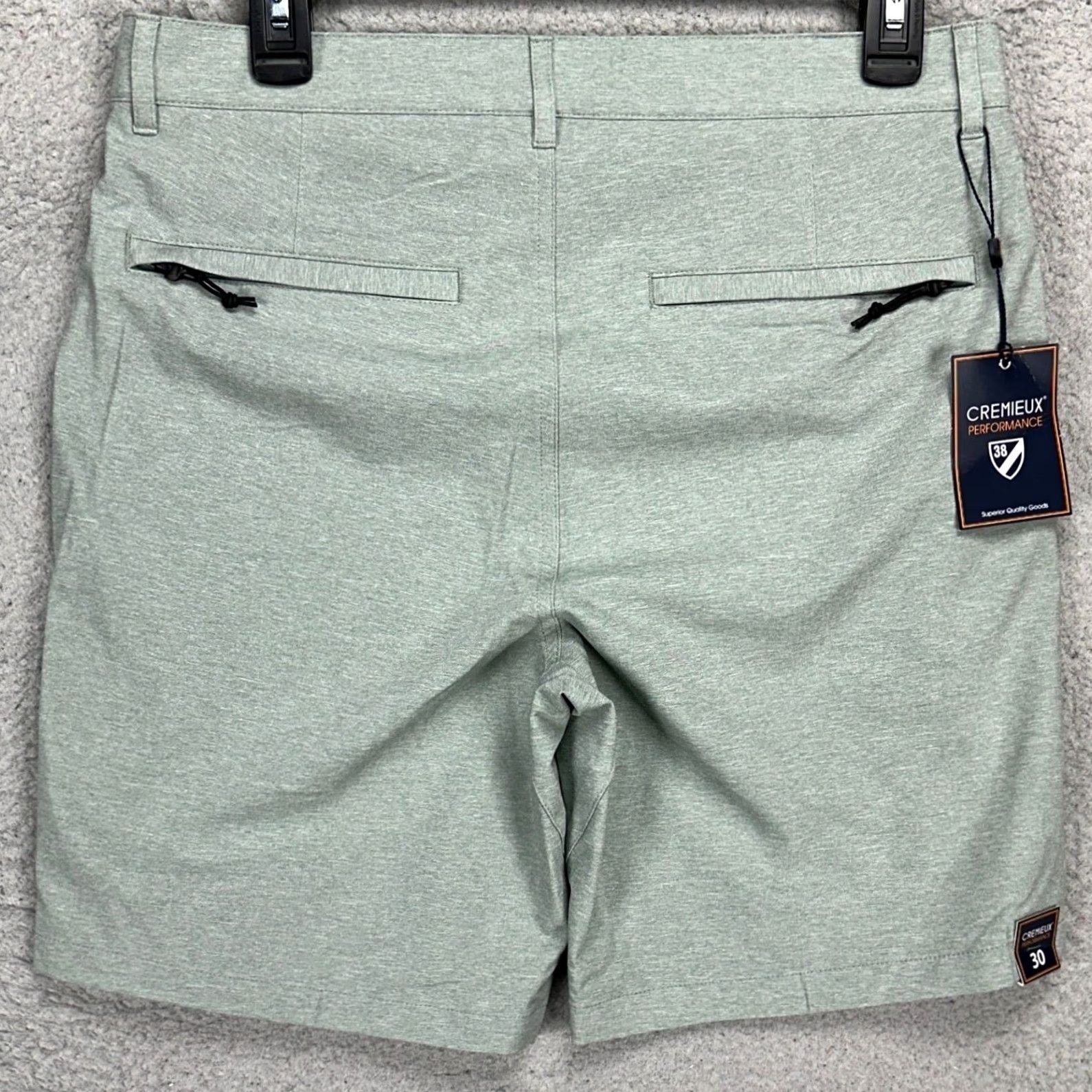 Cremieux Cremieux Men Performance Golf Shorts 30 Gray Chino Flat Front Stretch Pockets new Size US 30 / EU 46 - 2 Thumbnail