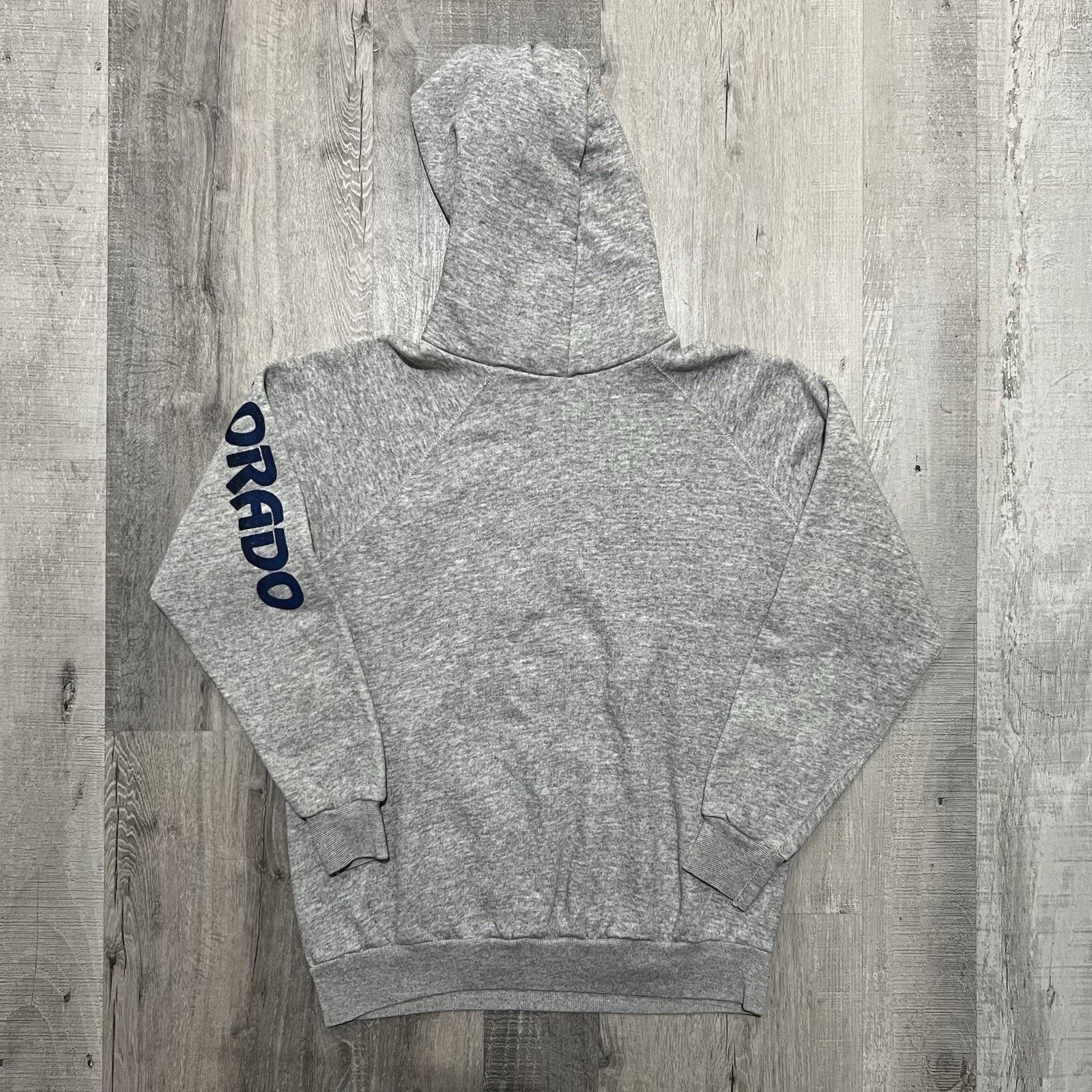 Other VTG 70s/80s Flock Print Colorado Spell Out Mountain Hoodie Size US L / EU 52-54 / 3 - 3 Thumbnail