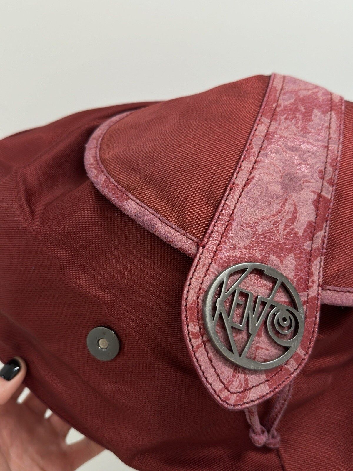 Kenzo DDP Rare Kenzo Vintahe Messenger Red Nylon Crossbody Bag Size ONE SIZE - 17 Thumbnail