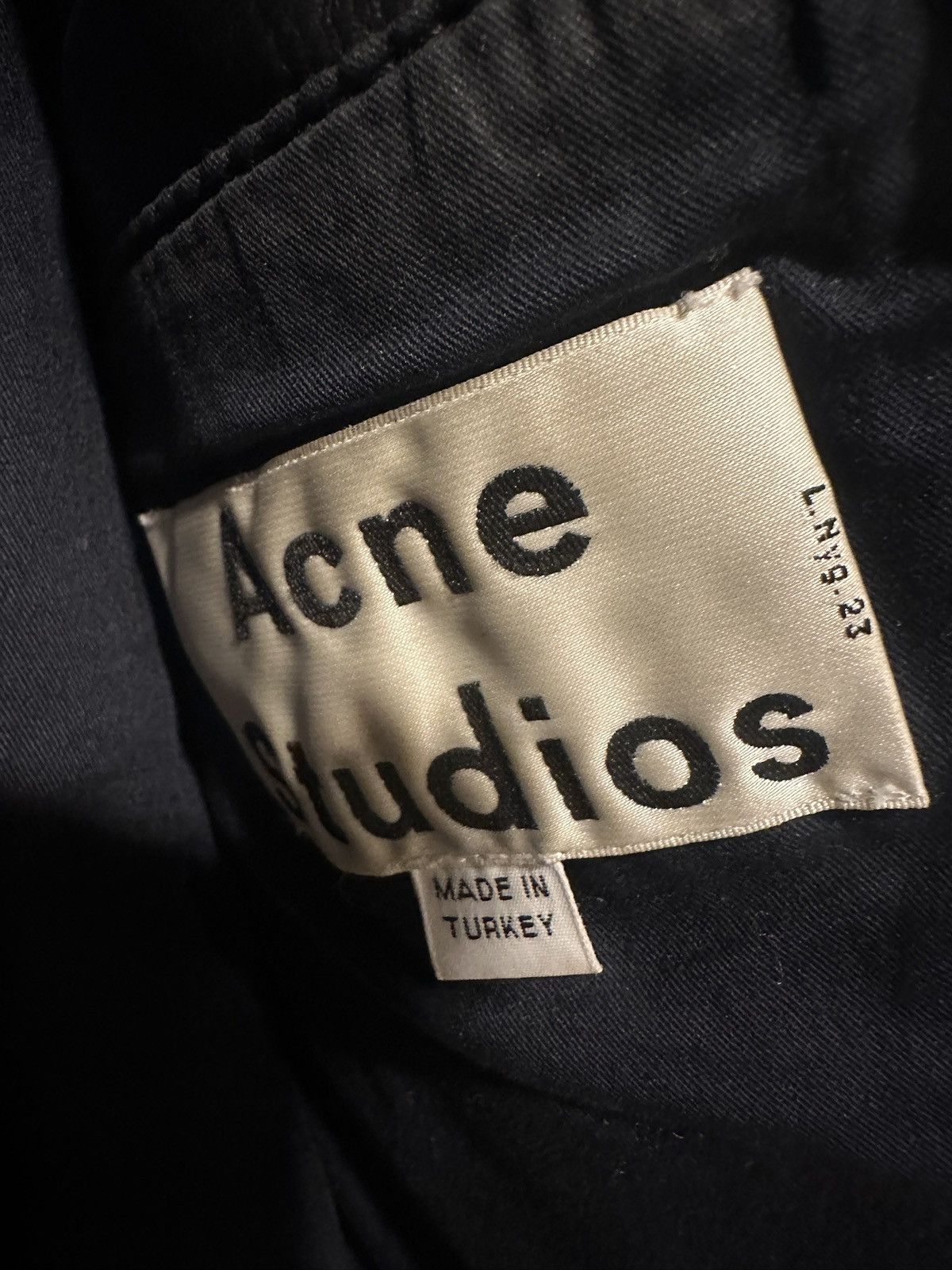 Acne Studios Acne Studios Neil Taped Leather Jacket Black Size Medium 48 Size US M / EU 48-50 / 2 - 10 Thumbnail