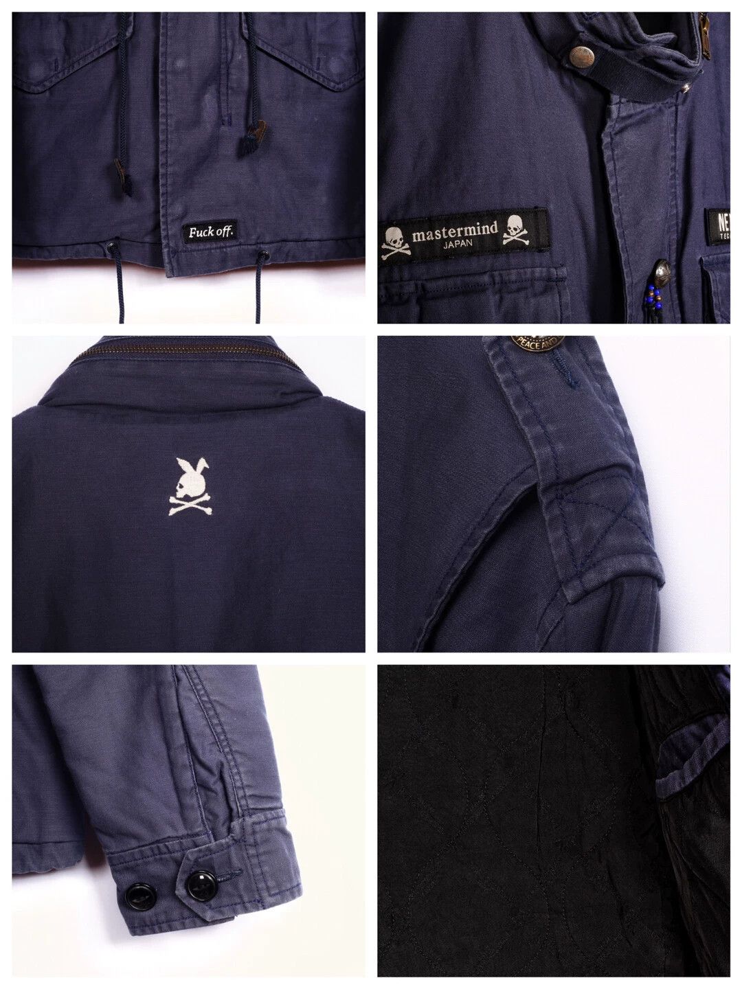 Mastermind Japan mmj x nbhd m65 jacket washed blue/black M Size US M / EU 48-50 / 2 - 7 Thumbnail