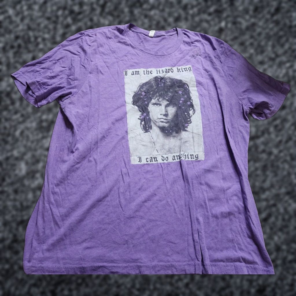 Vintage VINTAGE DOORS T-Shirt Women 3XL Music Rock Jim Morrison Lizard King Purple Cotton Size XXL / US 16-18 / IT 52-54 - 1 Thumbnail
