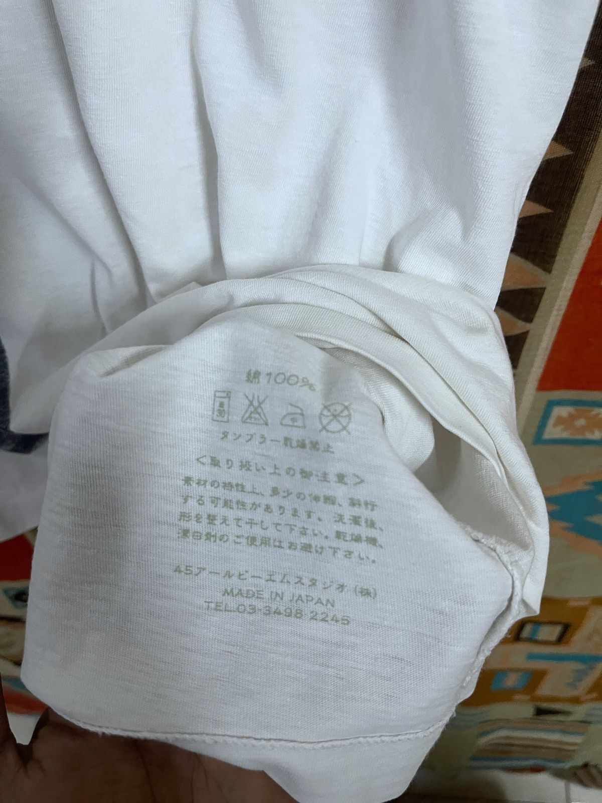 45rpm × Eternal × Kapital Vintage 45rpm T shirt L Eternal Okura Pure Blue Japan Blue Size US L / EU 52-54 / 3 - 6 Thumbnail