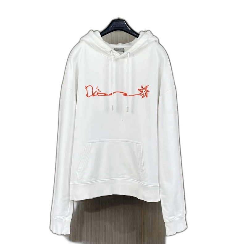 Dior Dior Embroidered Letter Hoodie-2506 Size US XL / EU 56 / 4 - 1 Thumbnail