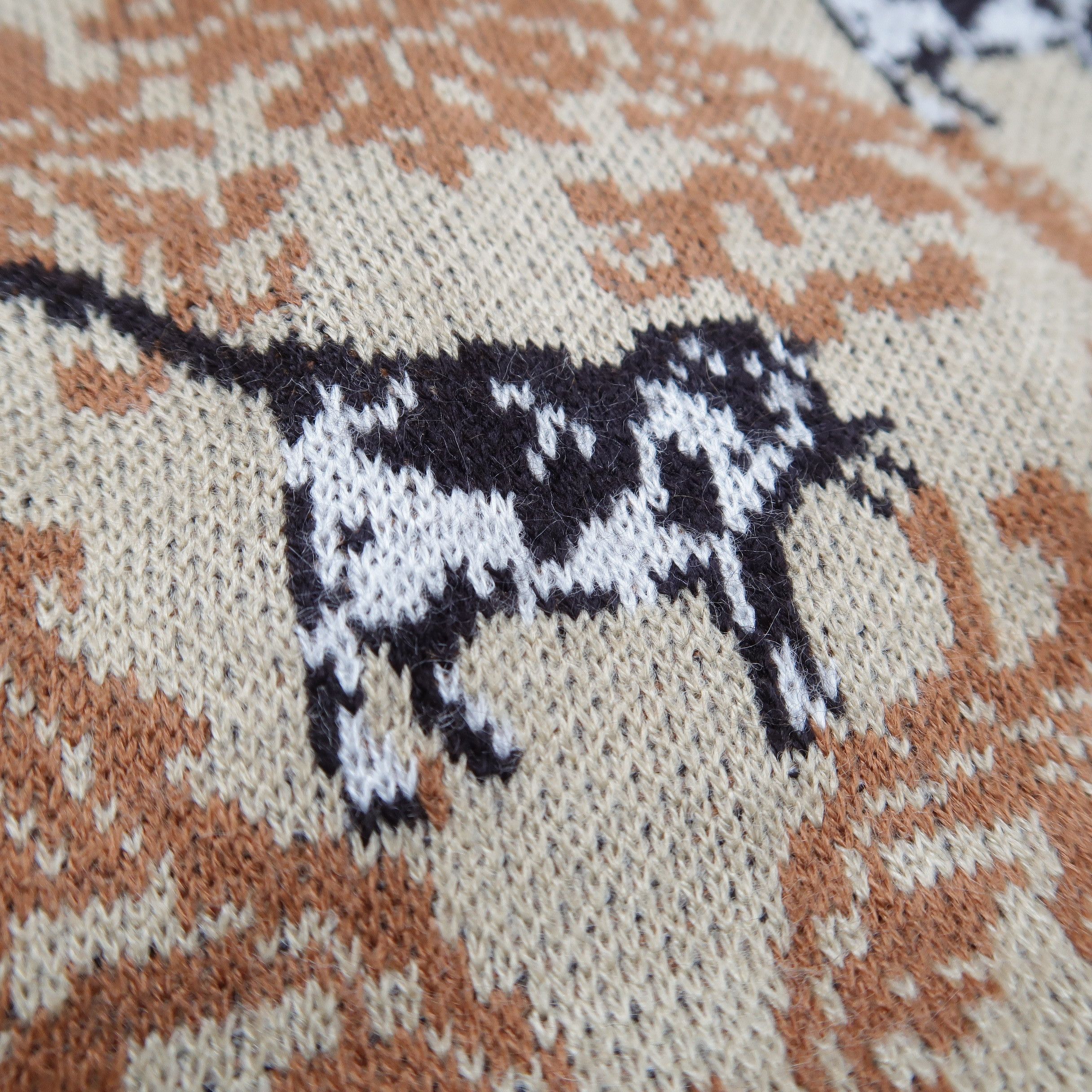 GU × Jun Takahashi × Undercover GU x Undercover Leopard Ethnic Pattern Cropped Knitwear Size US M / EU 48-50 / 2 - 8 Thumbnail
