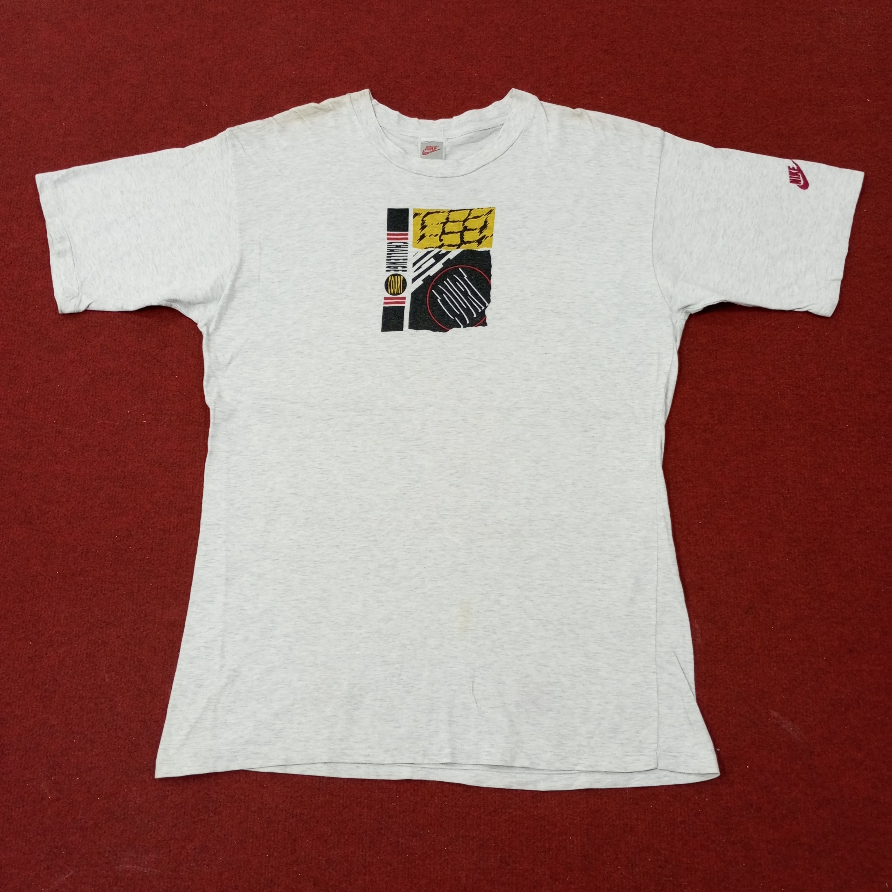 Nike Vintage Nike Challenge Court Tshirt c239n70 Size US L / EU 52-54 / 3 - 1 Thumbnail