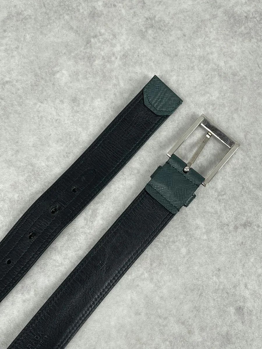Prada Prada Green Studded Premium Leather Belt Size ONE SIZE - 5 Thumbnail