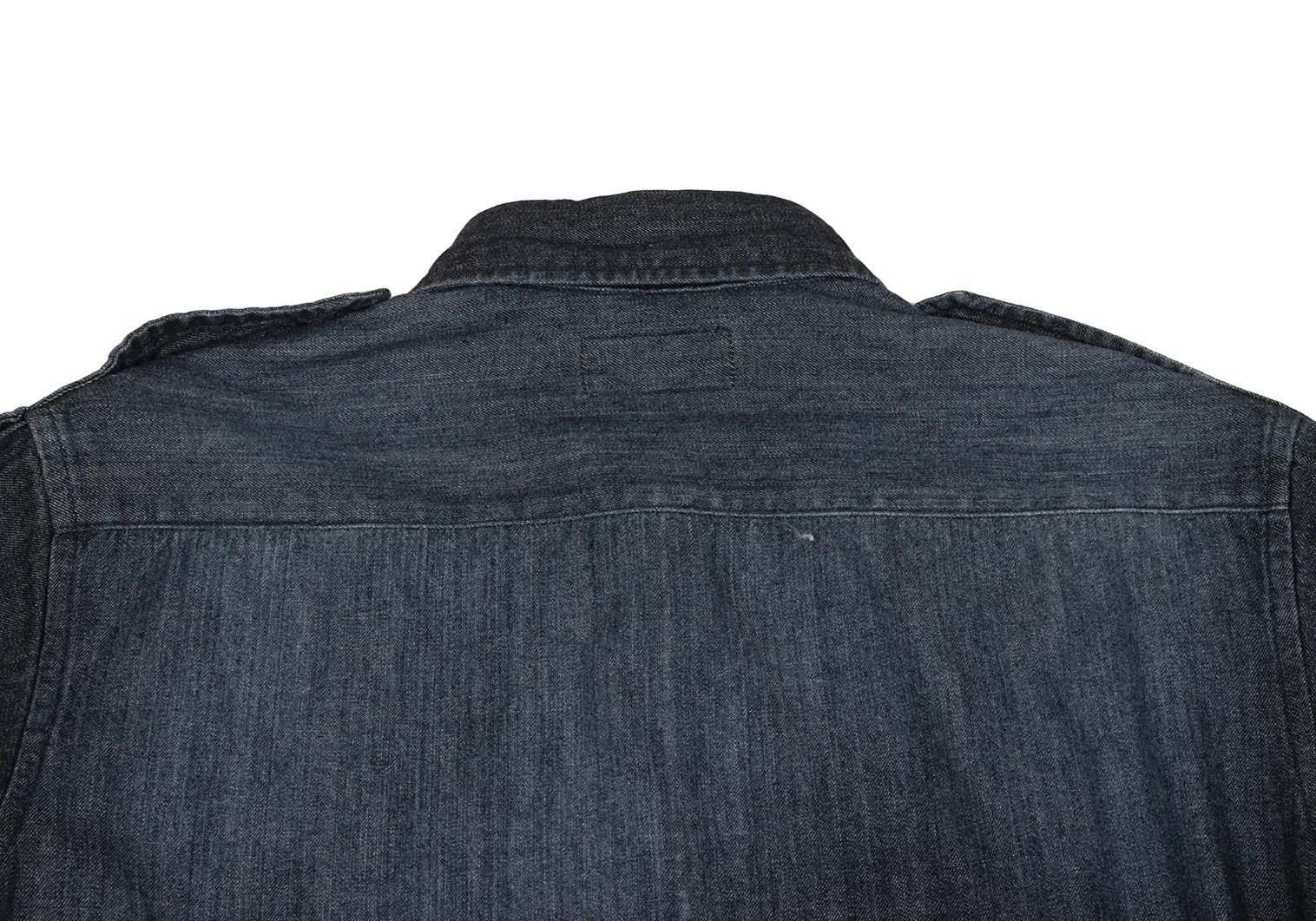 Yohji Yamamoto Yohji Jeans × EDWIN Cotton Epaulet Denim Shirt Indigo Size US S / EU 44-46 / 1 - 14 Thumbnail